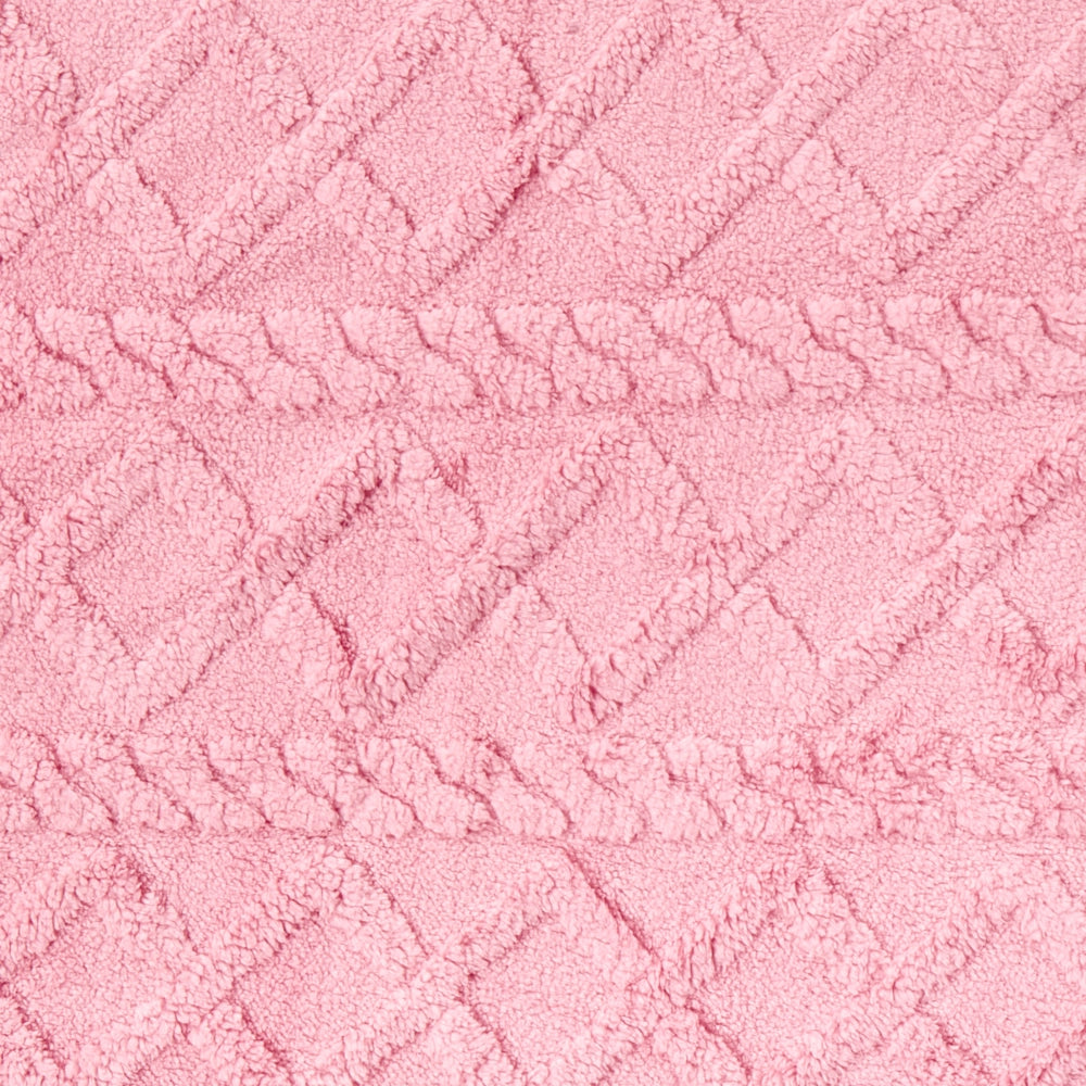 Coperta Copriletto in Poliestere rosa150 x 200 cm morbida stile moderno