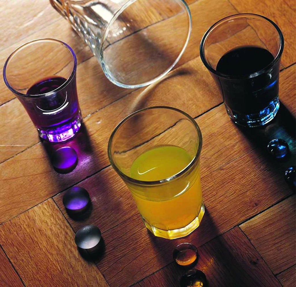 AMALFI SET 4 BICCHIERI PER ACQUA DA 20 CL IN VETRO TEMPERATO TRASPARENTE