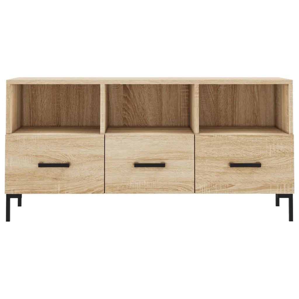 Mobile Porta TV-Mobile per TV-Credenza TV Rovere Sonoma 102x36x50 cm in Legno Multistrato 307675