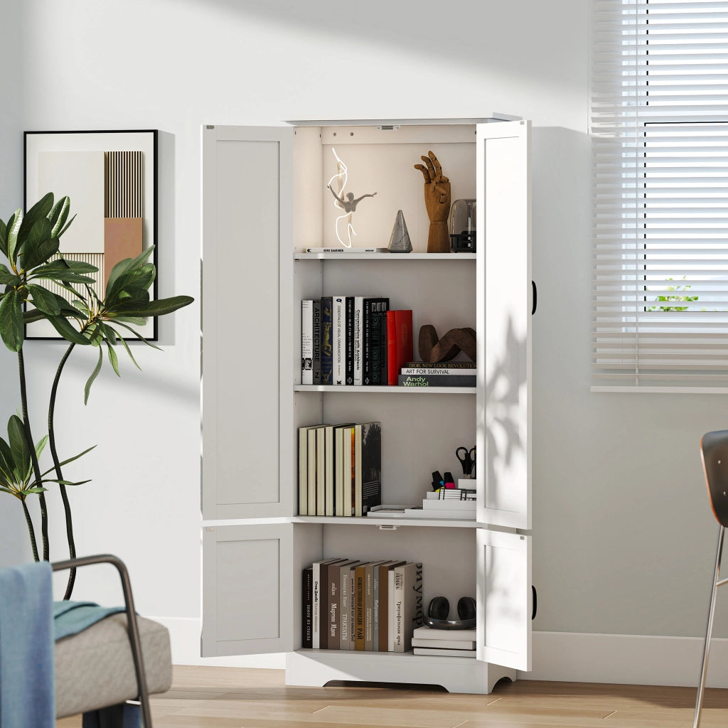 Armadio da cucina ¨C zephmum ¨C bianco 2 ante 3 ripiani