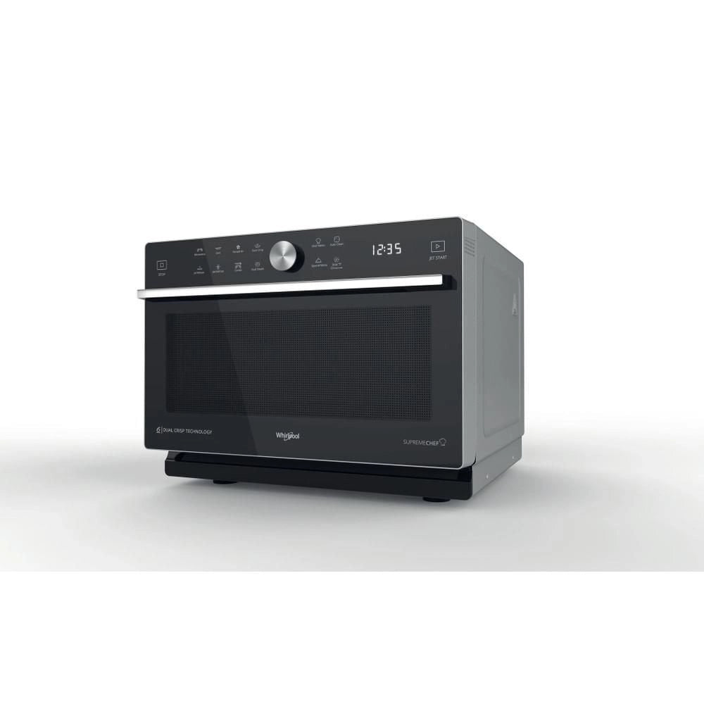 Whirlpool MWSC 933 SB Supreme Chef Forno a microonde combinato 33 L 900 W Grill Crisp Vapore 6° Senso colore Argento