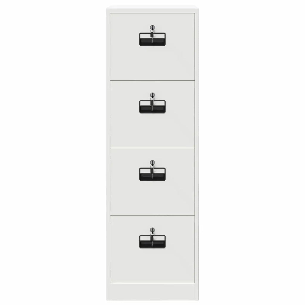 Armadio per File con cassetto 2 pcs Bianco 44 x 50 x 106.5 cm
