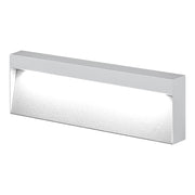 Applique KIKI a LED 8W 3000K IP65 - Struttura in Alluminio Bianca per Esterni, Segnapasso a Parete 50° Angolo Luce - Rossini Group