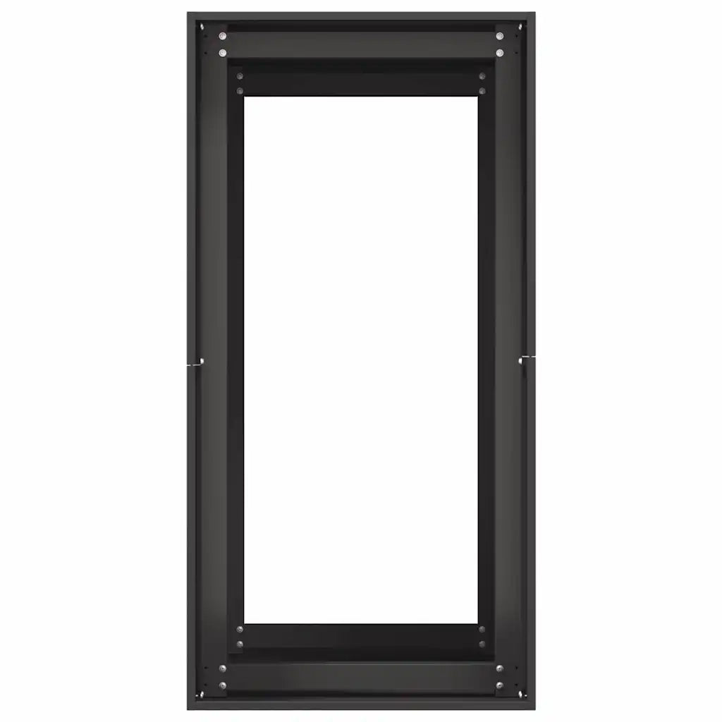 vidaXL Fioriera Nera 40x80x80 cm in Acciaio