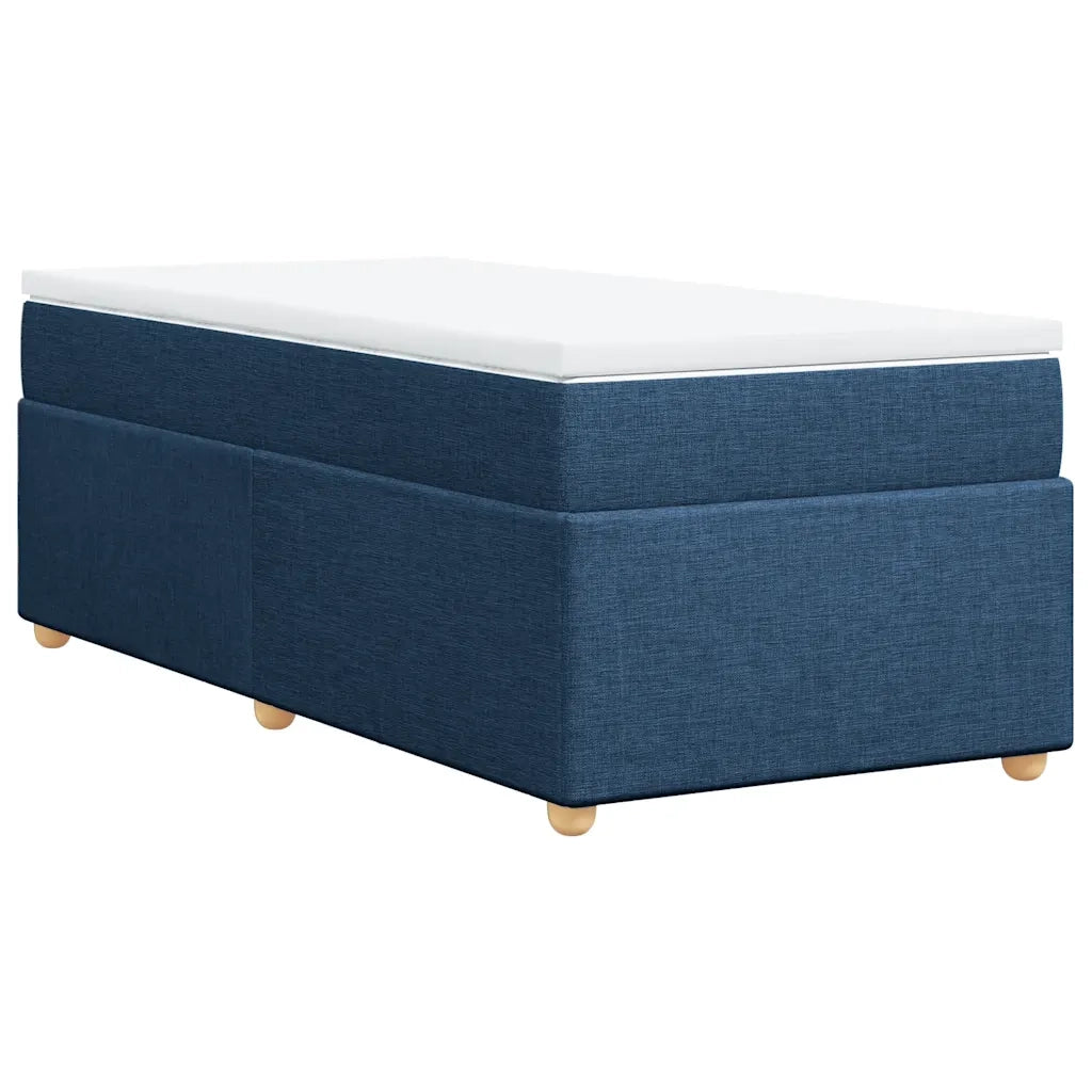Giroletto a Molle con Materasso Blu 100x200 cm in Tessuto 3285358