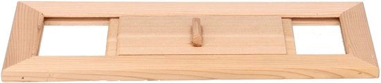 Ventilatore a soffitto regolabile - Apertura di ventilazione in legno - Flusso d'aria ottimale - Circolazione dell'aria efficiente - Materiale duraturo - Ambiente salutare per la sauna - Roster di ventilazione per sauna