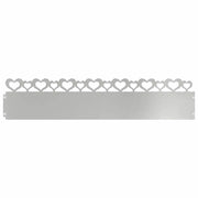 Bordure per prato 20 pz Argento 103 x 0,05 x 22 cm CFW4524304