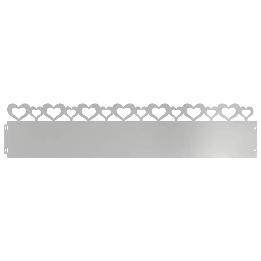 Bordure per prato 20 pz Argento 103 x 0,05 x 22 cm CFW4524304