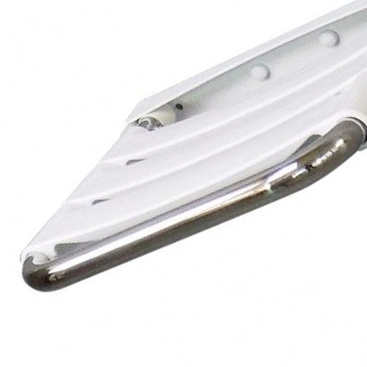 Ribaltabile per doccia in inox satinato con doghe