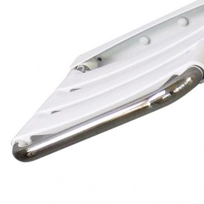 Ribaltabile per doccia in inox satinato con doghe