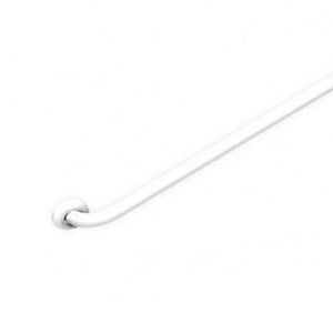 Maniglia angolare di sicurezza da cm 110x60 inox bianco