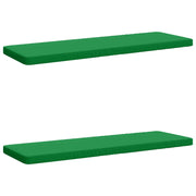 Cuscini per Panchina a 2 Pezzi VUGHT 2 pz 100% Poliestere Verde 952079