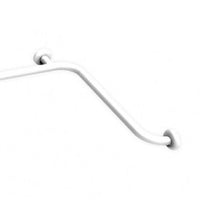 Maniglia angolare di sicurezza da cm 110x60 inox bianco