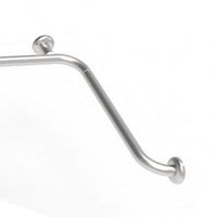 Maniglia angolare di sicurezza da cm 110x60 inox satinato