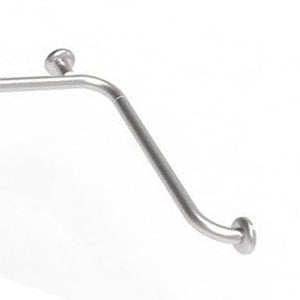 Maniglia angolare di sicurezza da cm 110x60 inox satinato