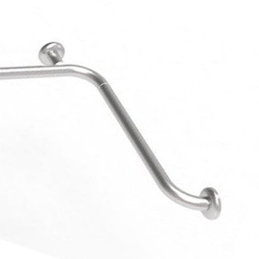 Maniglia angolare di sicurezza da cm 110x60 inox satinato