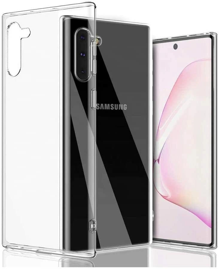 Cover Custodia per Samsung Galaxy Note 10 Trasparente in TPU Slim Antiscivolo