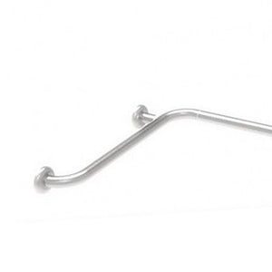 Maniglia angolare con verticale laterale universale 60x60x60 inox satinato