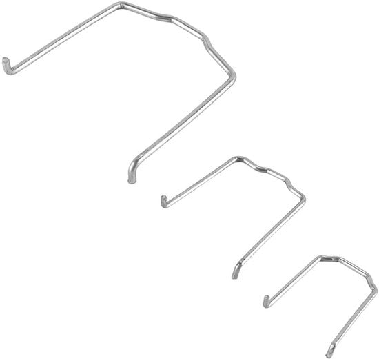Impianto di veerblokkering RVS - 3 pezzi - Resistente alla corrosione - Resistentente al trascinamento - Sottoposto a carico di trazione - Installazione semplice - Bloccaggi di veer