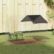 Gabbia per Conigli Argento 100 x 78 x 78 cm Acciaio zincato