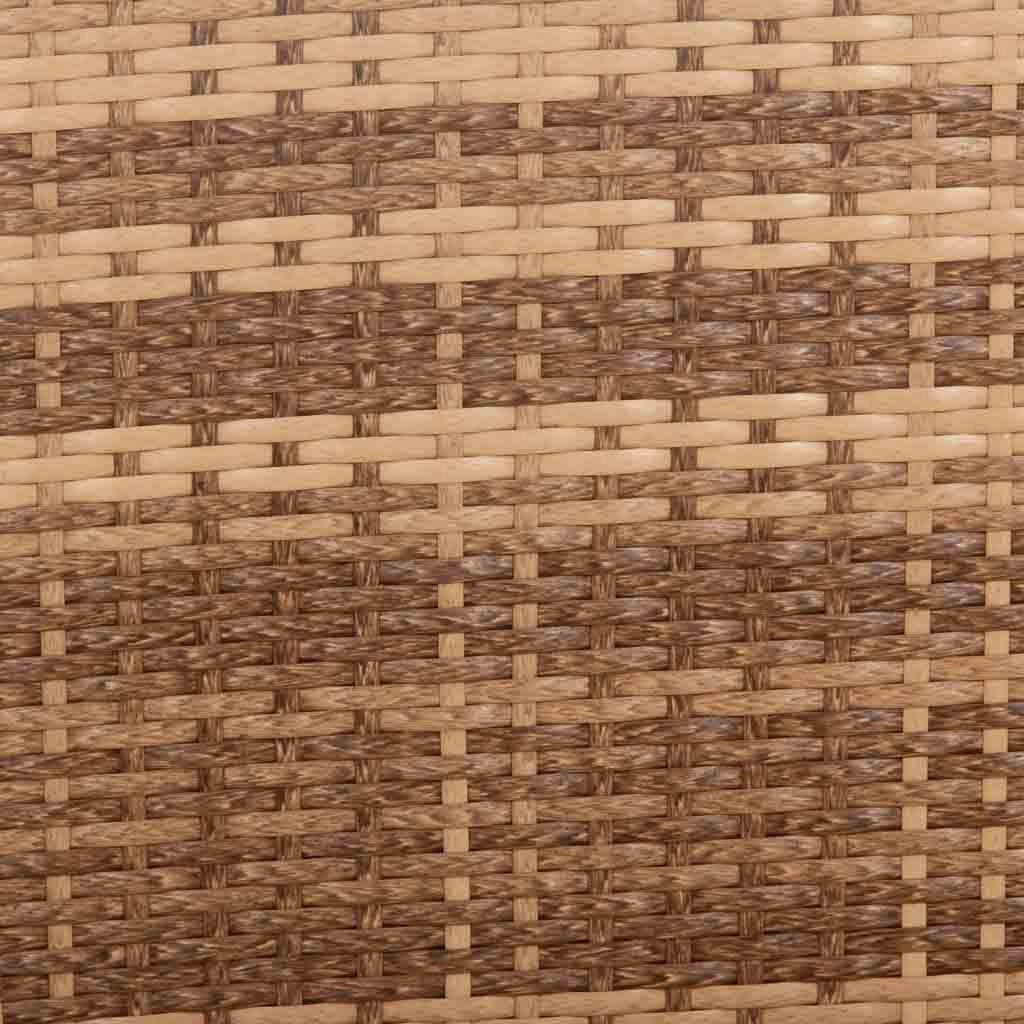 Panchina in rattan grigio 110x55x85