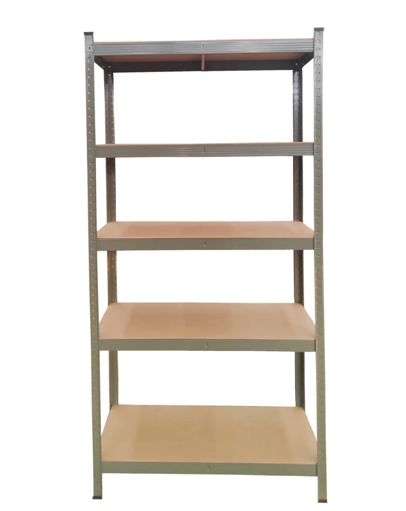 SET 2x ripiani resistenti, 90 x 40 x 180 cm, verniciati grigio
