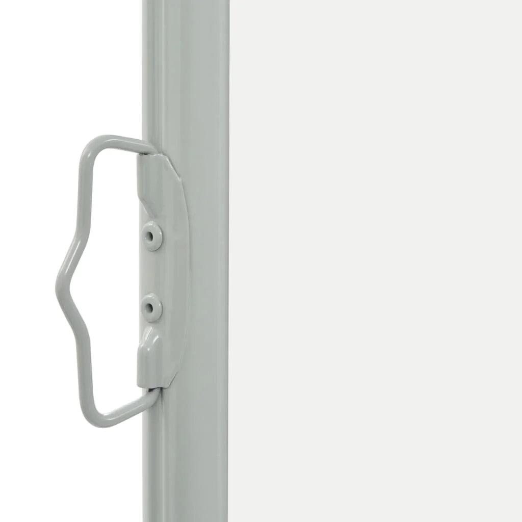 Tenda da sole laterale retrattile/schermo privacy per patio giardino terrazza balcone 80 x 300 cm crema 02_0007395