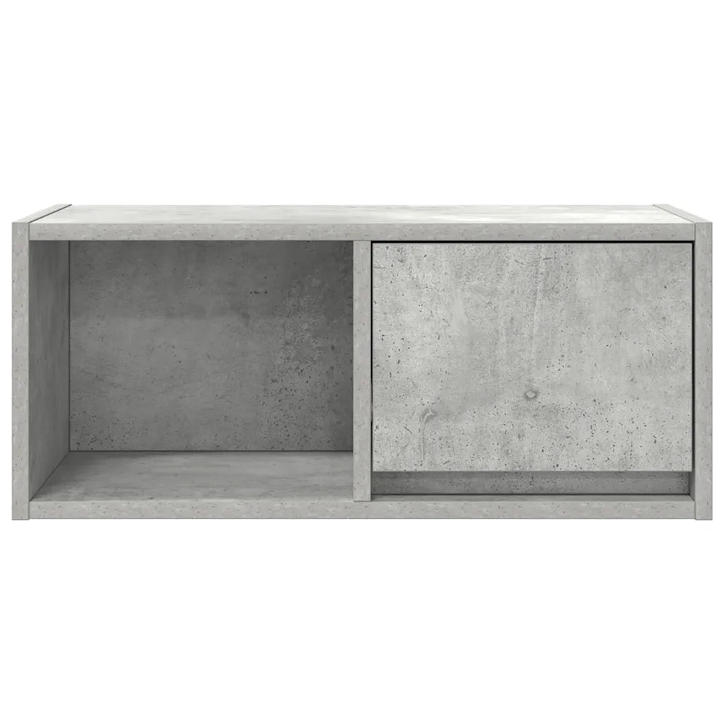 Mobili TV 2 pz Grigio Cemento 60x31x25,5cm in Legno Multistrato