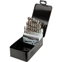 Topex 57h090 punte per metallo, , hss-co, 1,0-13,0 mm, 25 pezzi