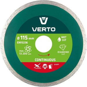 Topex 61h2p1 disco diamantato, 1 115 x 22,2 mm, bordo continu ds