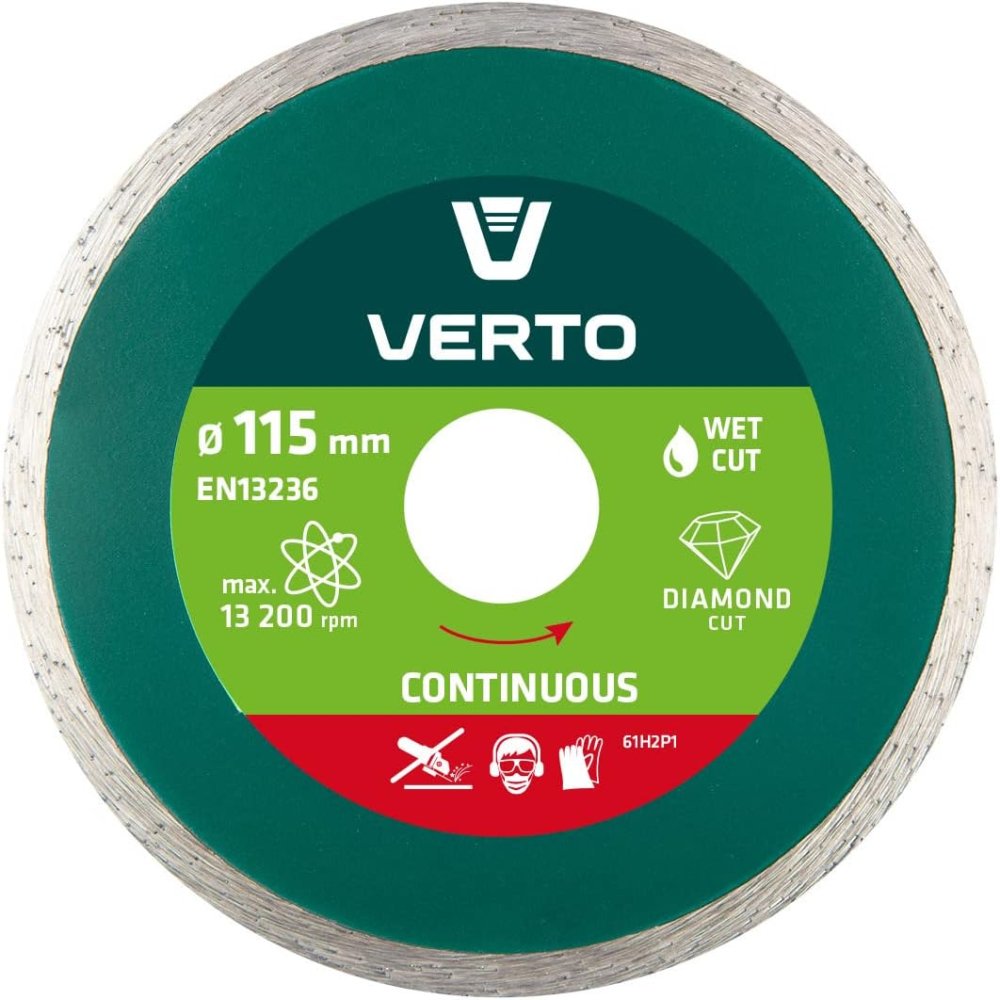 Topex 61h2p1 disco diamantato, 1 115 x 22,2 mm, bordo continu ds