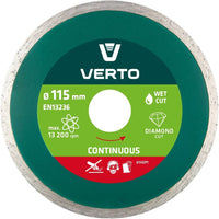 Topex 61h2p1 disco diamantato, 1 115 x 22,2 mm, bordo continu ds