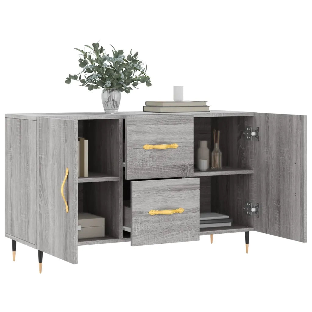 Credenza Grigio Sonoma 100x36x60 cm in Legno Multistrato 828154