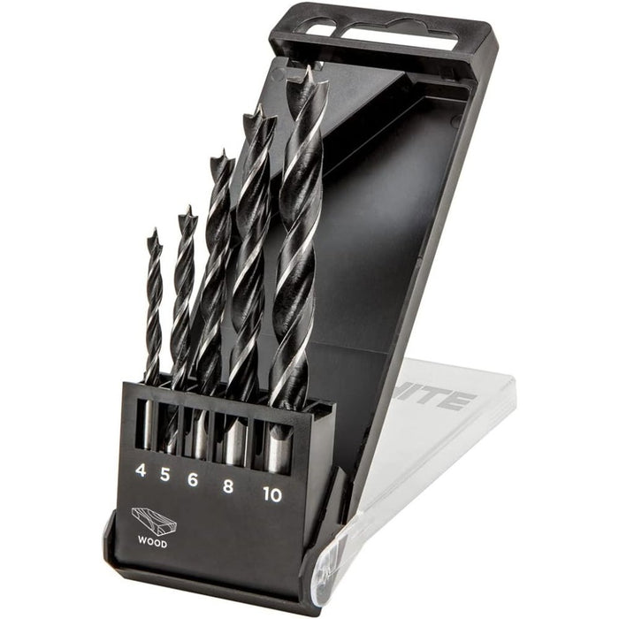 Topex 57h269 punte per legno eli licoidali 4.0 - 10 mm set 5 p ds