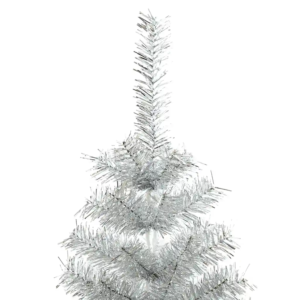 Albero di Natale Artificiale con Supporto Argento 150 cm PET cod mxl 17006