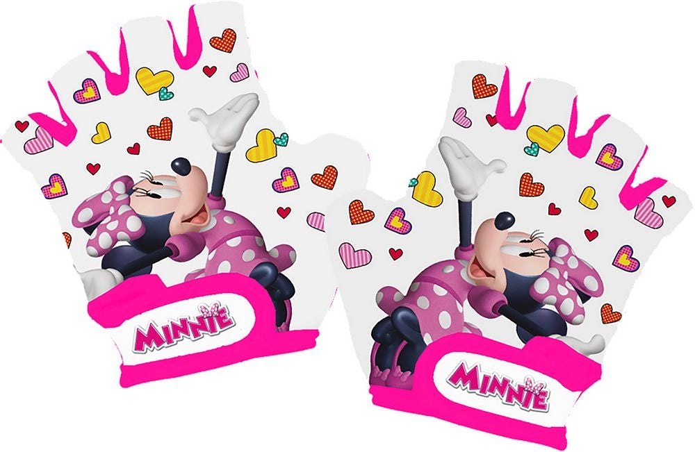 Guanti Disney Minnie Mouse da bicicletta per bambina. Taglia XS ( 4-8 anni)