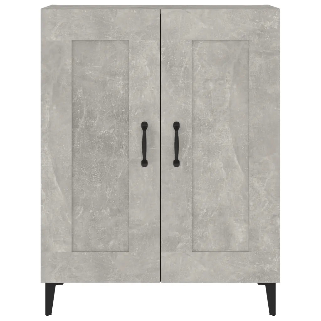 Credenza-Buffet-Armadio da cucina Grigio Cemento 69,5x34x90 cm in Legno Multistrato 899370