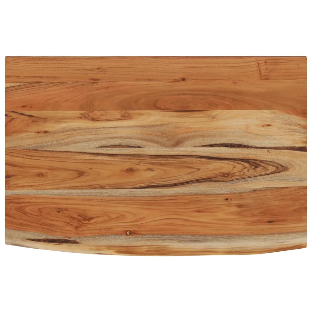 vidaXL Mensola a Muro 60x40x2,5cm Rettangolare Legno Acacia Bordi Vivi