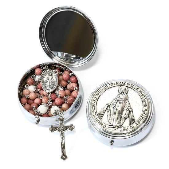 Rosace di Aventurina - Design elegante - 22 pollici - Howlite bianca - Per uso quotidiano - Gioielli spirituali