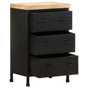 Credenza 47x35x76 cm in Legno di Mango Grezzo 323576