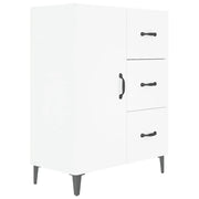 Credenza | Madia | Buffet da pranzo | Armadio da pranzo Bianca 69,5x34x90 cm in Legno Multistrato