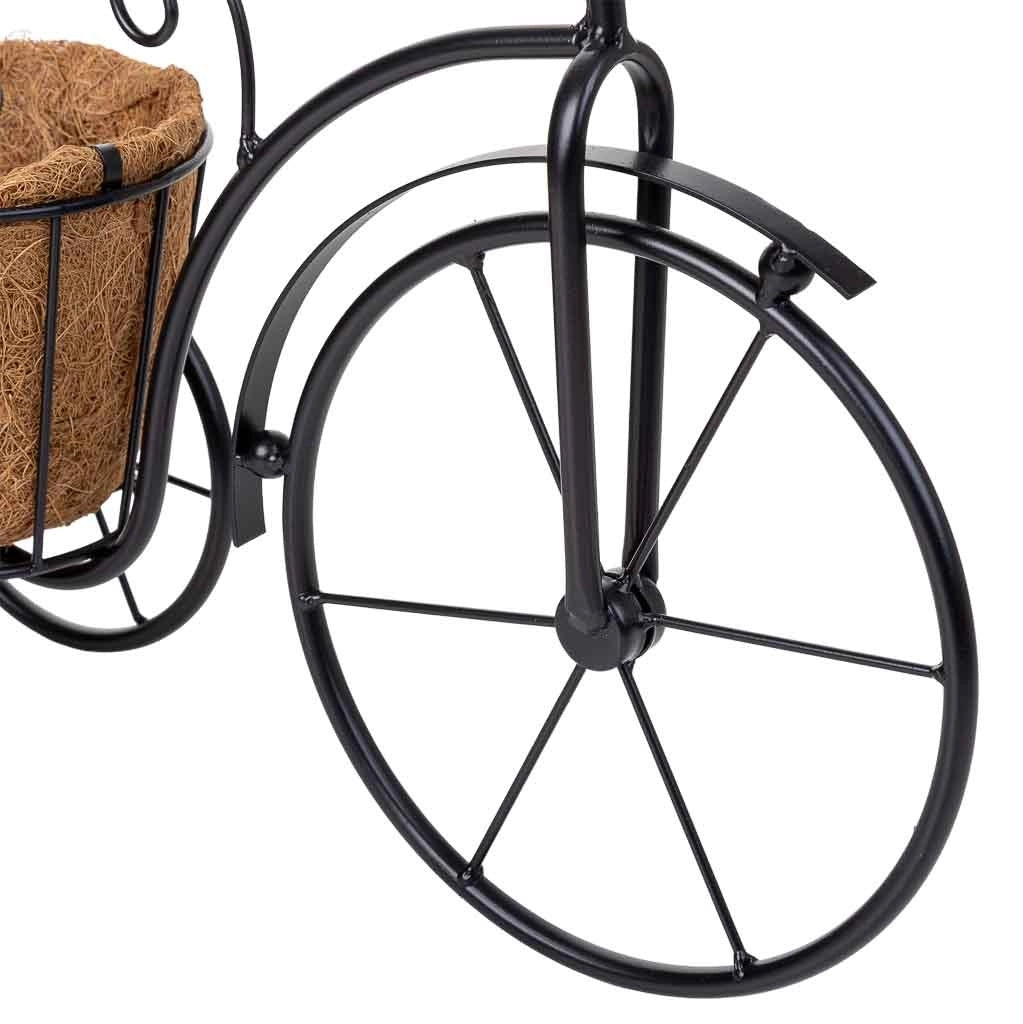 Portavaso per bicicletta nero, 40x15x29h cm