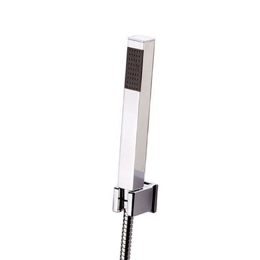 Rubinetto vasca duplex esterno, con flessibile cm.150 e supporto e doccetta in ottone cromato - serie skyline