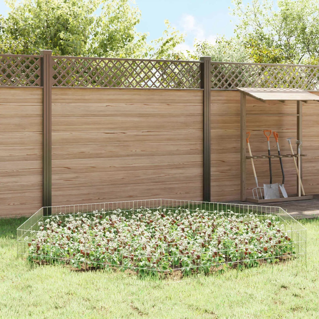 Recinzione da Giardino con Picchetti 48 pcs 35 x 30 cm Mesh 42042954