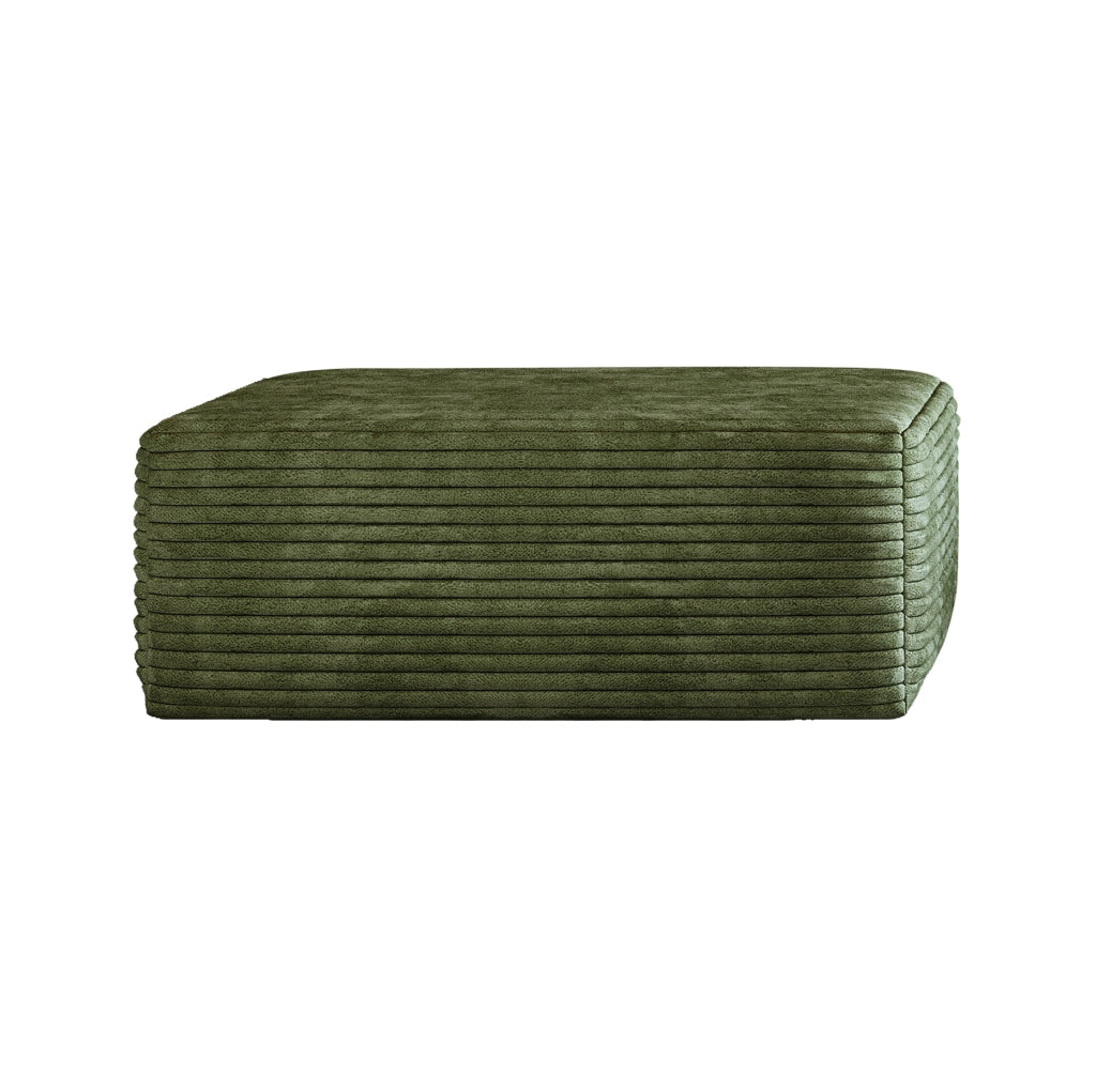 POUF 100 x 21,5 x 21,5 cm Verde in tessuto