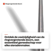 Manicotto per allargamento della vite in acciaio inossidabile - Strumenti per decorazione - Forma a anello - Lunghezza opzionale 18,5 cm - Diametro testa 5/15 mm - Alta qualità