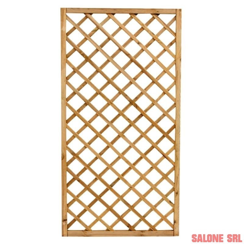 PANNELLO GRIGLIATO 40X180H IN LEGNO DI PINO IMPREGNATO mod.44