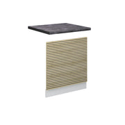 Pannello frontale Fame-Line Pannello in quercia/Bianco 60 cm, PL Antracite Vicco