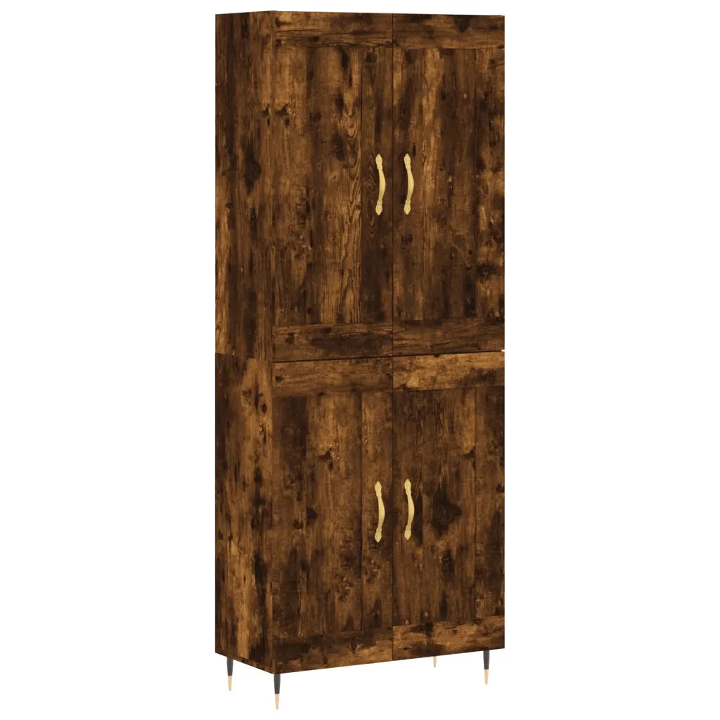 Credenza Rovere Fumo  69,5x34x180 cm in Legno Multistrato 3199670