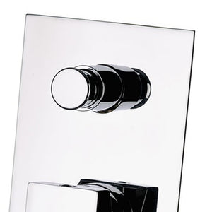 Rubinetto a incasso per doccia, con deviatore - serie skyline